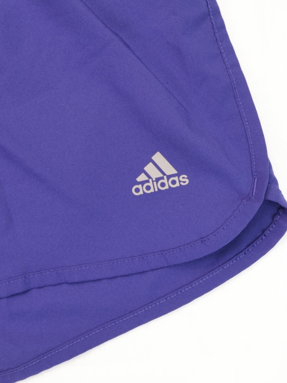 Adidas Running Shorts Womens M Purple Blue Athletic Workout - Picture 5 of 8